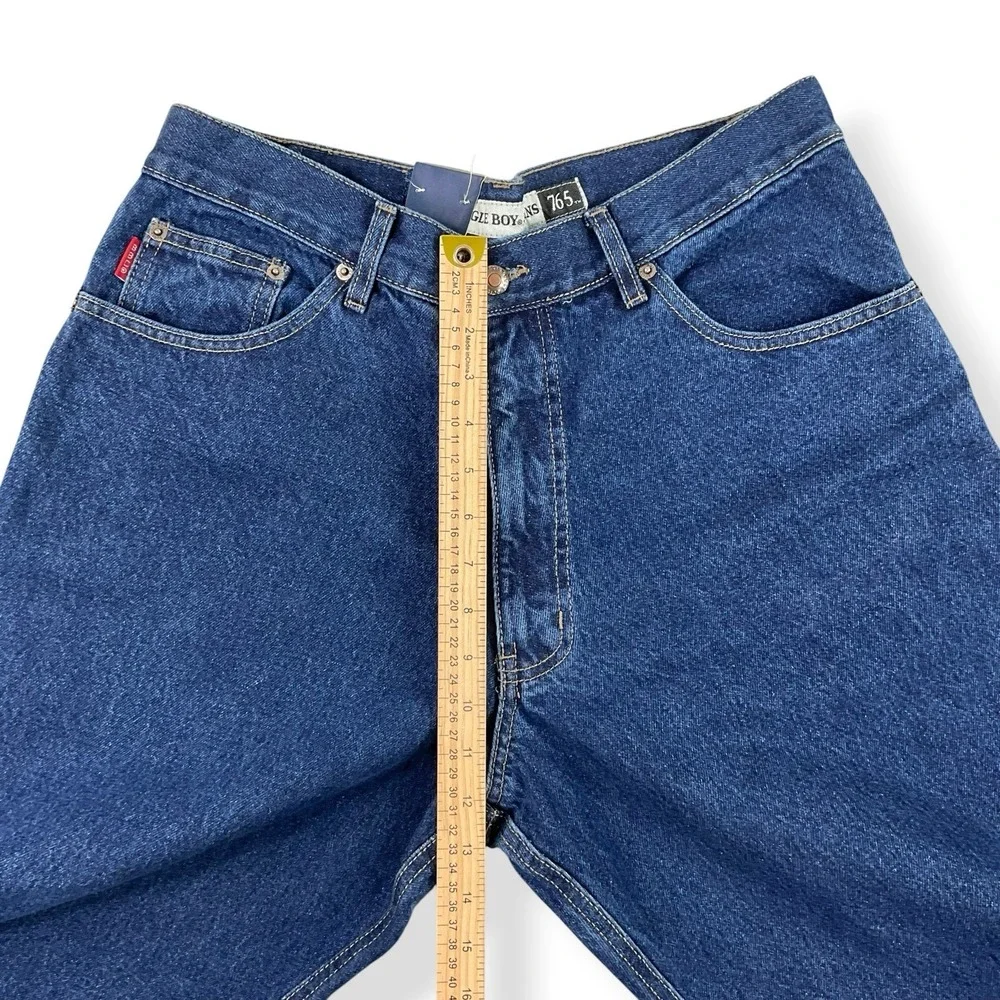 Bugle Boy Jeans Men 34x32 Blue Wide Leg Loose‎ Fit 765 Deadstock VTG 90s NWT